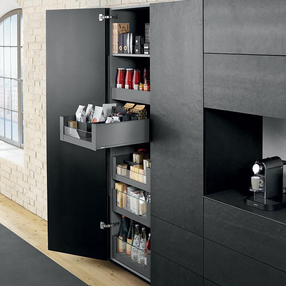 Modern High Gloss Kitchen Furniture with HDF Door Material and Veneer/Lacquer Finish