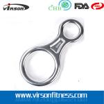 New Product Vibrated Polish Forged Aluminum Climbing Figure 8 Descender