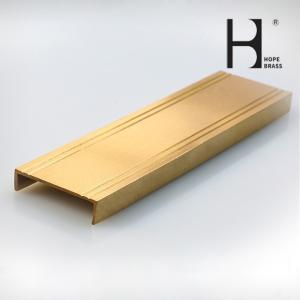 Wholesale Brass C Channel Sizes Brass Extruding H channel Copper Brass U Channel from china suppliers