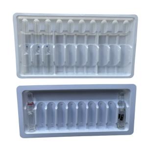 Wholesale PET blister packaging tray water injection ampoule tray custom wholesale from china suppliers