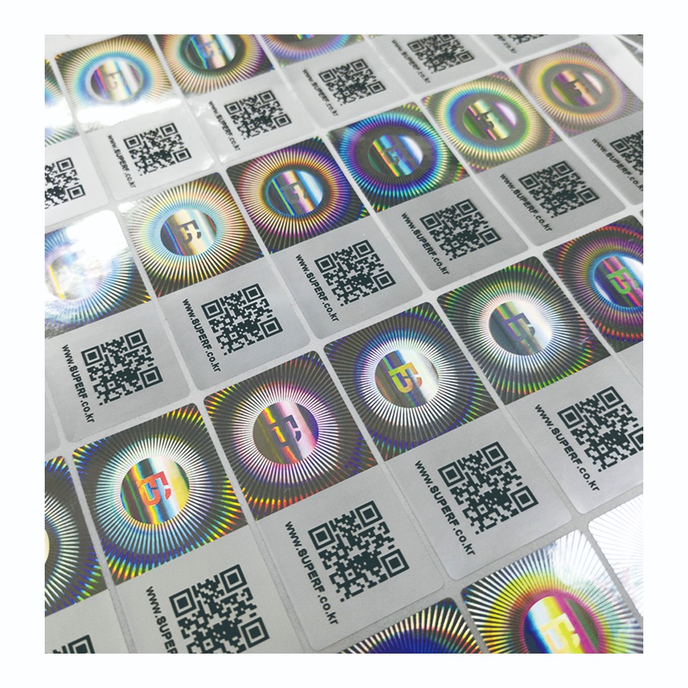 UV Printing Tamper Evident Security Labels , Hologram Stickers For Certificates