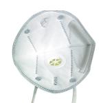 Dust Proof KN95 N95 Respirator Mask 17.4*21cm Grey White Non Woven Fabric Mask