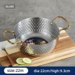 Wholesale Silver Korean Cookware Sauce Pot Stainless Steel 430 Soup Pot With
