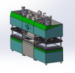 Full Automatic Disposable Lunch Box Making Machine 1080pcs/hr Disposable Cutlery