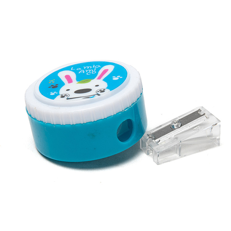 Patent Cute Bunny Round Pencil Sharpener One Hole