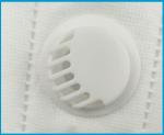 White Color KN95 Face Mask 5 Ply Face Mask With Breathing Valve Skin Friendly