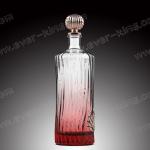 Super Flint Round Liquor Glass Bottle Empty Customized 750ml