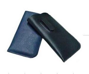 Wholesale latest imitation leather sunglasses pouch with back clip from manufacture from china suppliers
