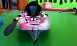 9FT Pro Angler Kayak Fishing Boats Outdoor Open Fishing Pink Color No -