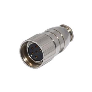 Wholesale Waterproof IP67 M23 Connector 20A High Power Female 6pins Assembly Metal Plug from china suppliers