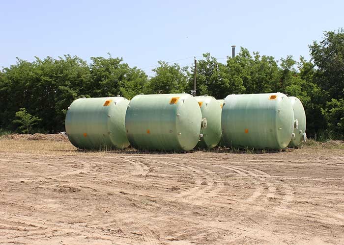 8000 Gallon Water Reservoir FRP Storage Tank Antiseptic Round Vertical