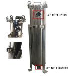 25 kg Weight Stainless Steel Filter Bag Type Pre Filtration Oil Filter for Food