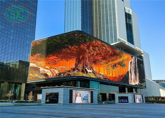 Outdoor P10 LED Die-Cast Aluminum 960x960mm Steel Box 3 Years Warranty
