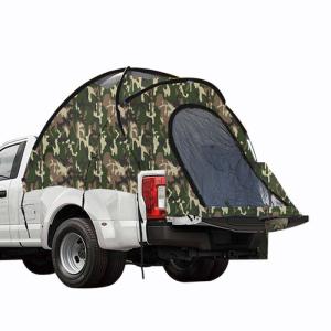 Wholesale (200+50)*170*170CM All Weather Camouflage Waterproof Polyester 210D Pop Up Pickup Truck Rear Tent For Outdoor Camping from china suppliers