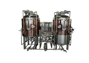 Wholesale Red Copper Brewpub Equipment 500L Automatic Controlling With Electricity Heating from china suppliers
