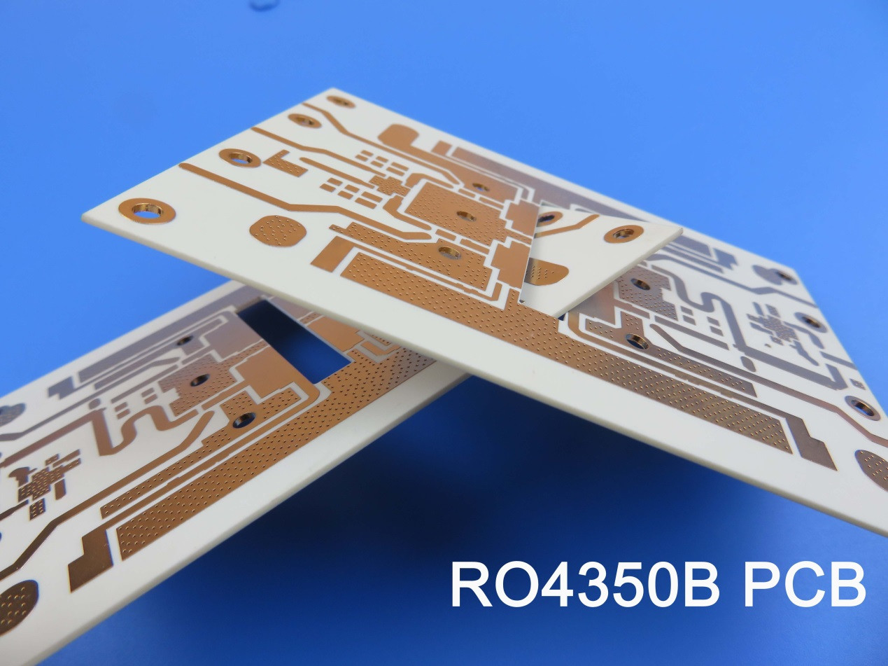Rogers 4350 High frequency PCB 1.524mm Double Sided RF Circuit Board