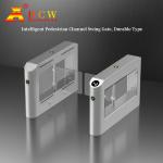 HCW Stainless Steel Pedestrian Turnstile Gate Brushless Motor Swing Turnstile