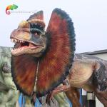 Dilophosaurus Animatronic Factory Life Size Amusement Park Animatonic Dinosaur