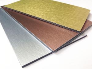 Wholesale Lightweight Elegant Brushed Aluminum Composite Panel With Wide Range Of Colors For Your Contemporary Construction from china suppliers
