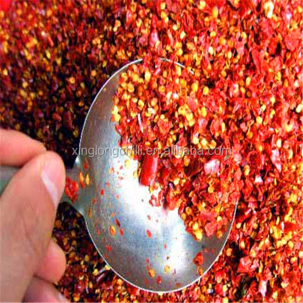 100% air dried crushed red Chili Pepper flakes