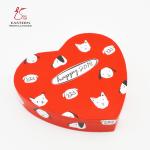 Lovely Heart Shaped SGS Hard Cardboard Gift Boxes For Valentine'S Day