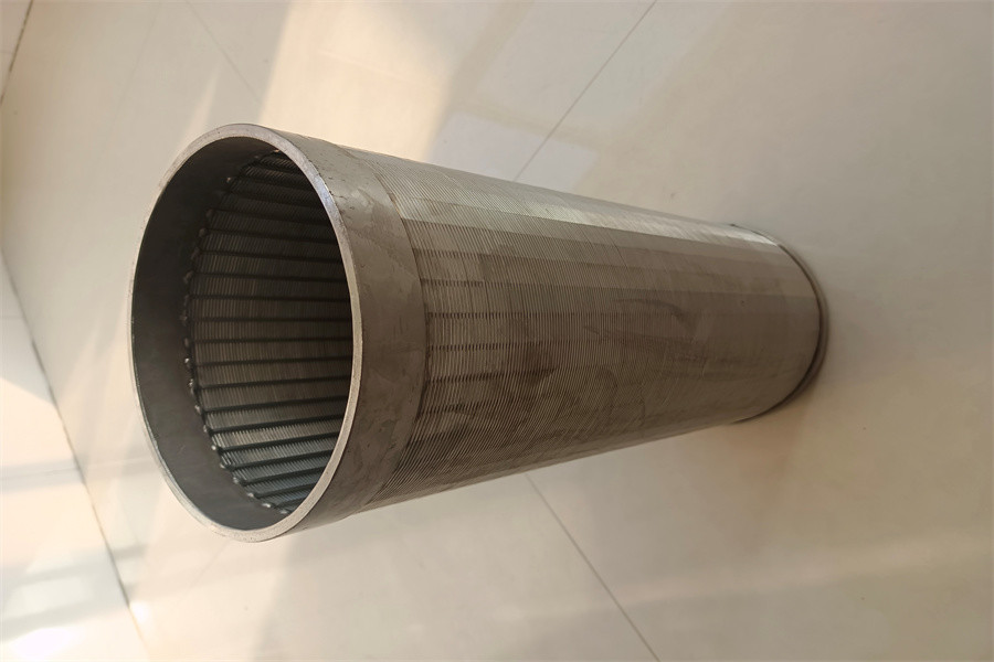 Sand Stainless Steel Filter Screen Anti Corrosion Wedge Wire Screen Tube