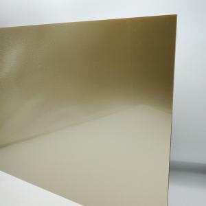 Wholesale Champagne Gold Mirror Sheet 1830x1220mm Cast Acrylic Plastic Panel Crafts from china suppliers