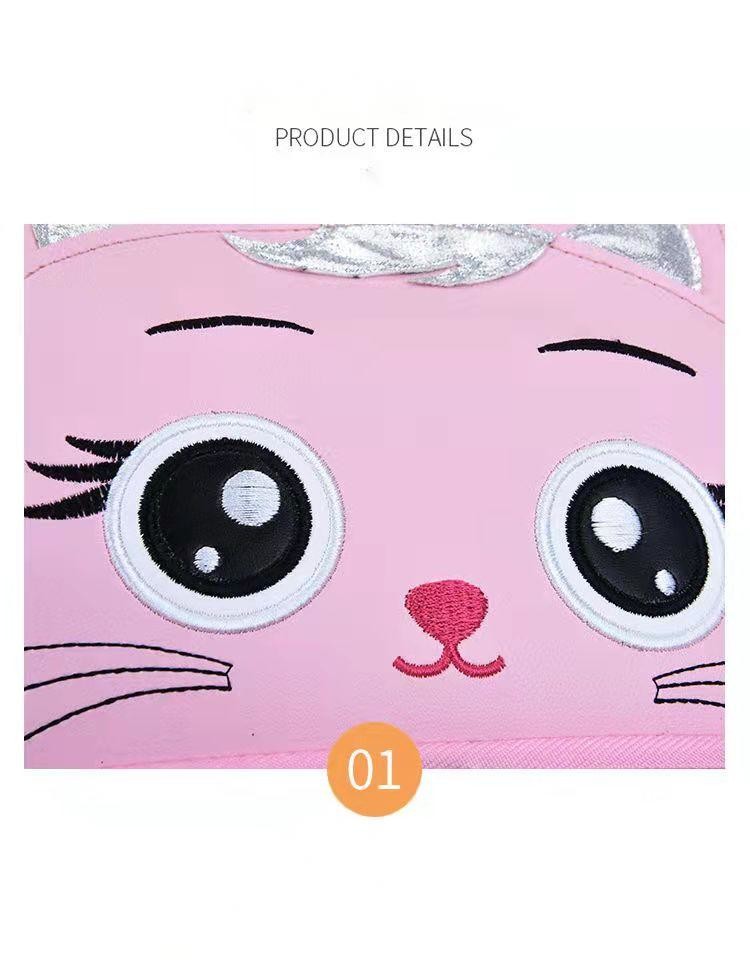 Polyester Kids School Backpack Bag 3d Mermaid Cartoon