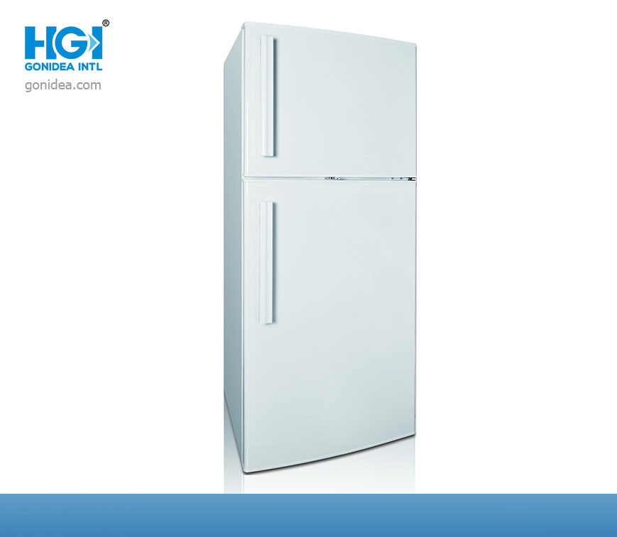 Supermarkets SASO Low Noise Top Freezer Refrigerators 72.8in 18 Cubic Foot