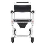 Mobility Toilet Chair Pregnant Women Aluminum Alloy Wheeled Commode Chair