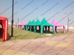 Colorful Multi - Side PVC Pagoda Tent Aluminium Alloy Frame For Event / Party
