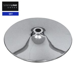 Wholesale Chrome Bar Stools Accessories Plated Color Round Swivel Chair Base 300mm 380mm 400mm from china suppliers