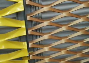 Wholesale Aluminum 3003 Expanding Wire Mesh 0.5mm Thickness Metal Building Facade Customized from china suppliers