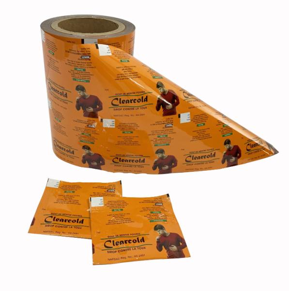 PET/AL/PE Composite Bag Composite Printing Film Roll Or Pharmaceutical Sachet