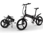 Portable 2 Wheel Foldable Electric Bike , 20 Inch Collapsible Electric Bicycle