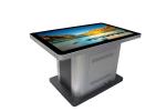 84" Big Size Infrared Touch Screen Tv Table Silver Conference Smart Interactive