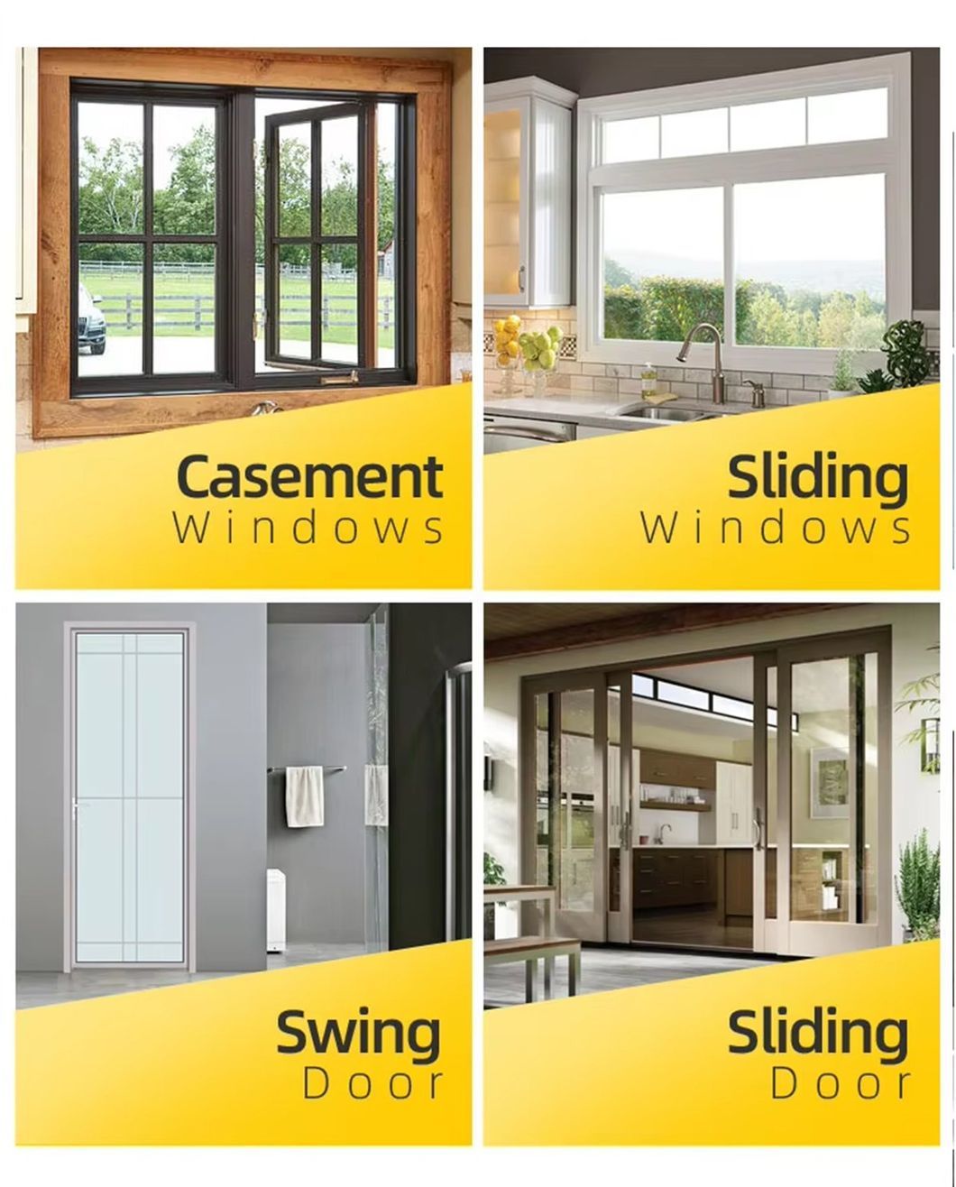 Florida Approval Hurricane Proof Impact Resistance Miami Aluminium Chain Winder Awning Windows with Louvres