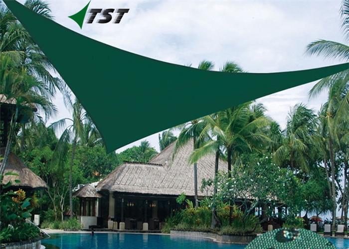 Waterproof Polyester Outdoor Sun Shade Fabric 160g 180g Triangle Shape