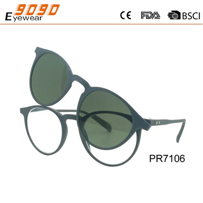 2017 new style individual reading glasses also sunglasses，,made of PC frame