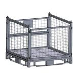 Heavy Duty 600kg Industrial Wire Mesh Containers Warehouse Storage Durable