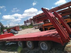 Wholesale Heavy Duty Used Construction Machinery HOWO Truck Tractor With Flatbed Trailer Transportation from china suppliers