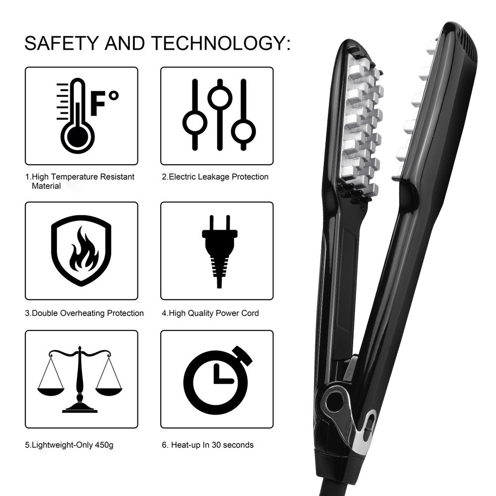 PTC Heater 100×45mm 80℃-230℃ Electric Hair Straightener