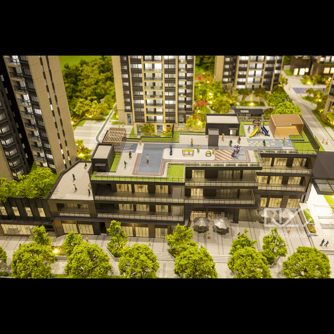 Architectural Scale Models Shenzhen Talents Housing Group- 1/150 Fuhui Residence Model
