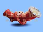 High Strength Alumina Wear Resistant Ceramic Pipe For Industrial Glazed Surface