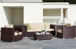 Hotel Poly Rattan wicker Patio Furniture Aluminium Outdoor Garden sofa sets