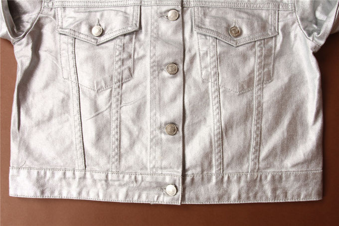 Ladies Denim Jacket, Women's denim jacket , shinny fabric, cheap price