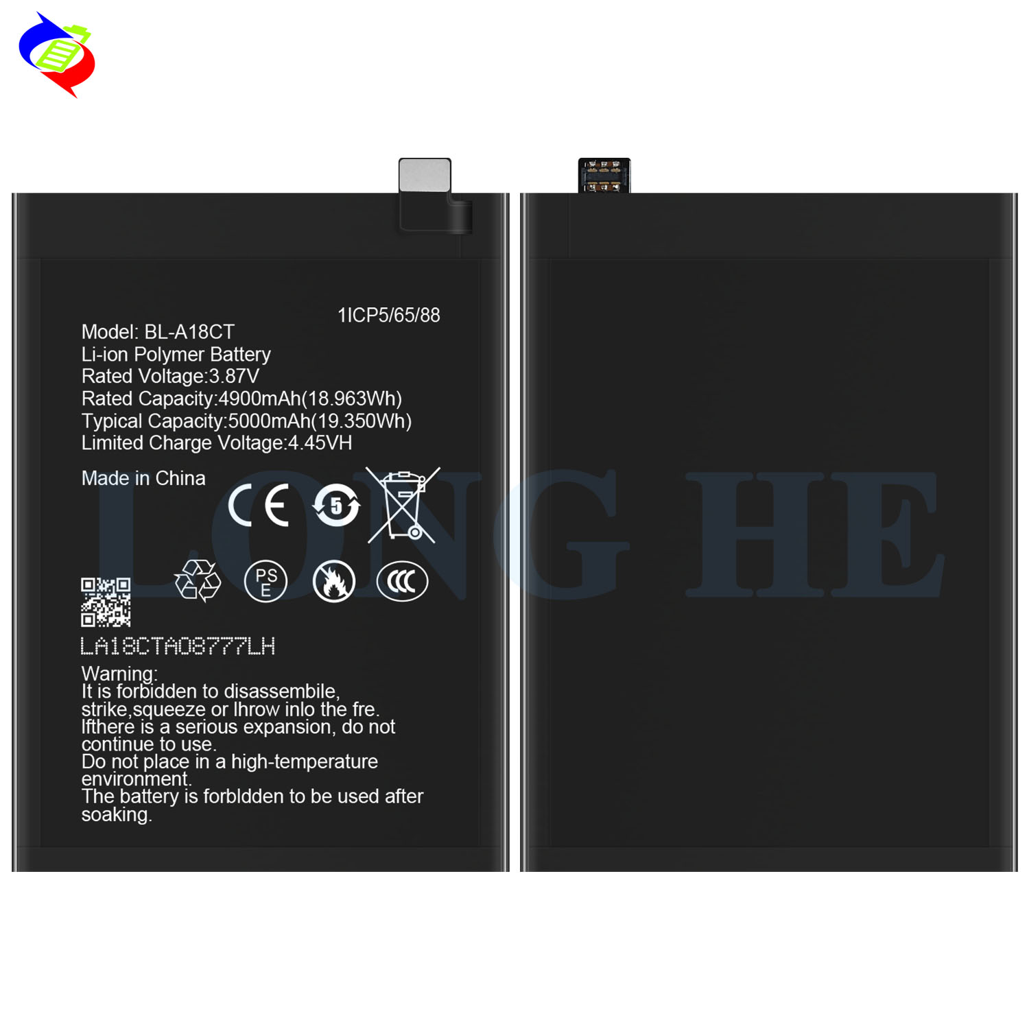 Original BL-A18CT Battery for Infinix GM 21 Plus 100% Health and Super High Capacity