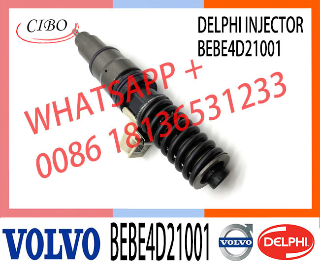 4 Pin Excavator Electronic Injector BEBE4D21001 33800-84830 Diesel Fuel Injector For VOL HYUNDAI H ENGINE