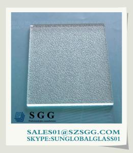 Wholesale Clear Glass 6mm frosted clear pattern glass with nice price from china suppliers