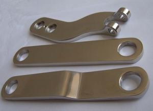 Wholesale Thickness 8mm Stamping Steel Parts Polished CNC stamping Link Arm from china suppliers